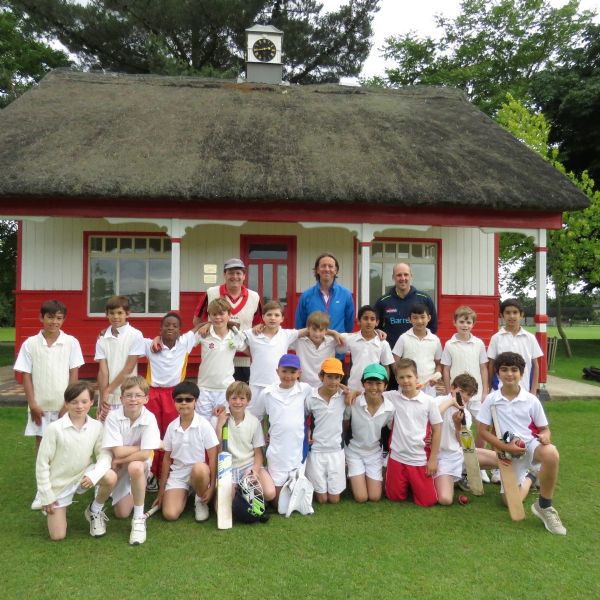 James Tredwell coaches the Junior Colts